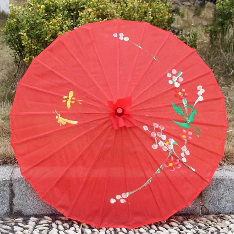 Custom Chinese Traditional Silk Wedding Umbrella Craft Parasol Dance Performance Classical Ceiling Decoration Photography Props