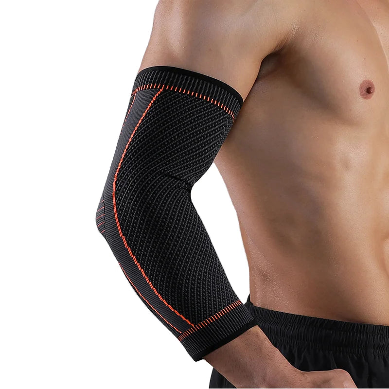 JINGBA 2023 New Arrival Fitness Elbow Brace Compression Support Sleeve for Tendonitis Tennis Golf Effective Protection for Elbow