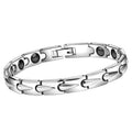 2023 New Black Stainless Steel Water Drop Charm Bracelet Fashion Jewelry for Men