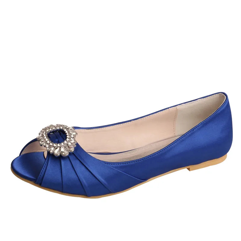 Customized Wedopus After Party Shoes Ballet Flats Aqua Blue