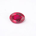 GRA Certified Pigeon Blood Red Lab Grown Ruby Gemstone Oval Cut Synthetic Stone for Jewelry Accessorizing Rings