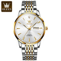 OLEVS 6635 OEM Factory Cheap Mens Waterproof Wrist Stainless Steel Relogio  Automatic Mechanical Watches Mens Wrist Watch
