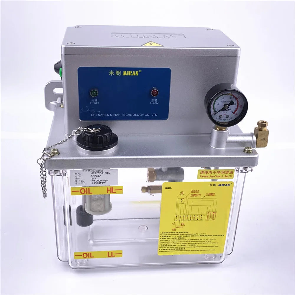 Miran 220V 4L Oil Pump Lubrication Oil Pump Automatic Lubricator