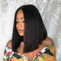 Sdd Bob Wig Glueless High Density Bone Straight Wigs for Women Cuticle Aligned Short Human Hair 14inch Brazilian Closure Wigs