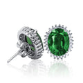 2023 Trendy Dainty Jewelry Minimalist Bling 925 Sterling Silver Big 5A Zircon Custom Designer Fashion Stud Earrings
