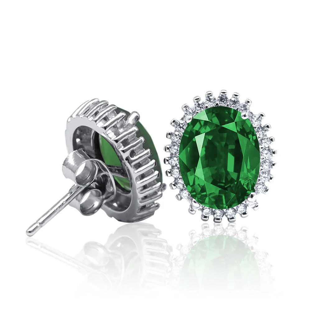 2023 Trendy Dainty Jewelry Minimalist Bling 925 Sterling Silver Big 5A Zircon Custom Designer Fashion Stud Earrings