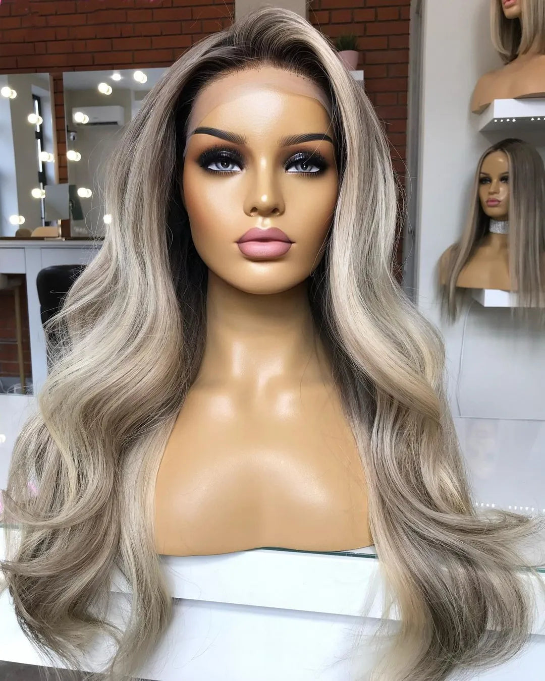 Cuticle Aligned 13x6 13x4 Lace Front Wig European Human Hair Body Wave Lace Wig Highlights Color HD Lace Front Wigs