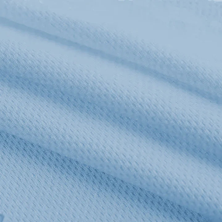 100% Breathable Anti-static Blackout Flame Retardant Plain Dyed Recycled Medium Weight Polyester Knitted Mesh Fabric Girls
