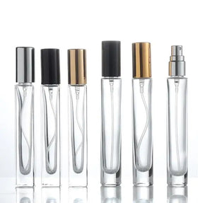 Empty 10ml Clear Sprayer Bottle Glass Spray Refillable Perfume Sample Vials