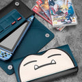 Portable Leather Clutch With Game Card Cartridges Game Player Bag Carrying Case for Nintendo Switch