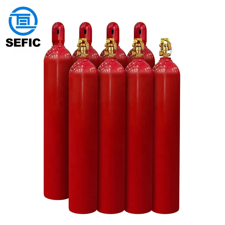 80L ISO N2 Ar Clean Gas Tank IG55 IG541IG01IG100 Inert Gas Fire Fighting Cylinder for Fire Fighting System
