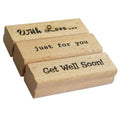 Hot Selling Cheap Office Set Promotional Wood Hot Stamp Seal