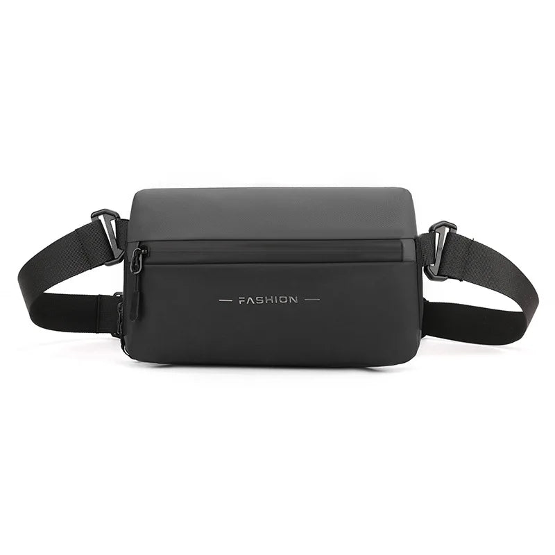 Wholesale Nylon Men's Chest Bag Waterproof Fanny Pack Travel Small Sling Backpack Fashion Single Shoulder Crossbody Bags for Men