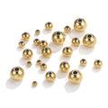 RTS 3mm 4mm 5mm 6mm 8mmHigh Quality 316L Stainless Steel Perforated Round Bead Bracelet Jewelry Charm