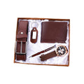 2026 Hot Christmas Gifts Belt Wallet Keychain Large Dial Quartz Watch Pen Watch 5pcs/set Boutique Gift Set