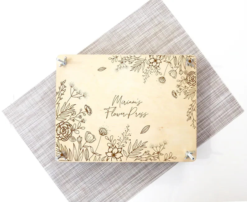 Wooden Flower and Leaf Press 11 X 7 Inch Flower Pressing KitBotanical Press for Outdoor Learning