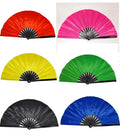 FAREA Chinese Kung Fu Style 33cm Bamboo Folding Fans Hand Held Painted Decorative Fans Blank Party Love Flower Souvenirs