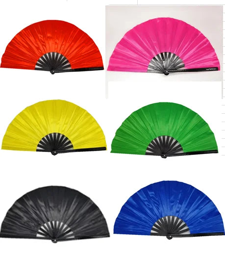 FAREA Chinese Kung Fu Style 33cm Bamboo Folding Fans Hand Held Painted Decorative Fans Blank Party Love Flower Souvenirs