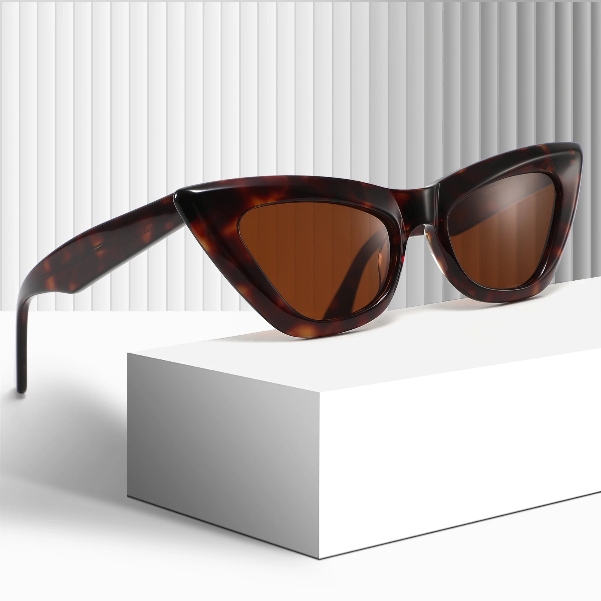 2023 High End Luxury Vintage Square Fashionable Acetate Sunglasses Polarized for Mens Women