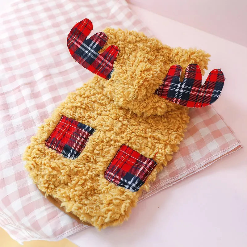 Wholesale Stocked Lamb Fleece Small Apparel Clothes Dog Apparel Fall Winter