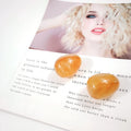 Huiying Natural Crystals Healing Stones Vaginal Drilled Yoni Eggs for Sale Citrine Crystal Wholesale Women Crystal Crafts