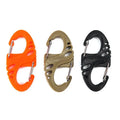 S-Type Light High-Strength Nylon Environmental Protection Plastic Backpack Water Bottle Buckle  Clothing Pendant Key Chain