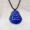 Wholesale Blue Lapis Buddha Carving Crystal Craft Pendant Natural Crystal Gemstone for Decorative Buddha Face