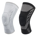 Professional Spring Elastic Knitted Jogging Cycling Silicone Spring Support Leg Sports Knee Pads