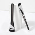 Luxury Custom Logo Foundation Flat Iron Personalised Single Private Label Make Metal Electroplate Synthetic Hair Facial Mask