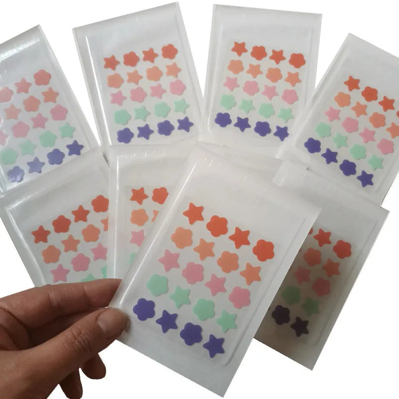 Colorful Hydrocolloid Acne Removal Sticker Day Night Invisible Pimple Master Patch for Facial Protection Beauty Personal Care