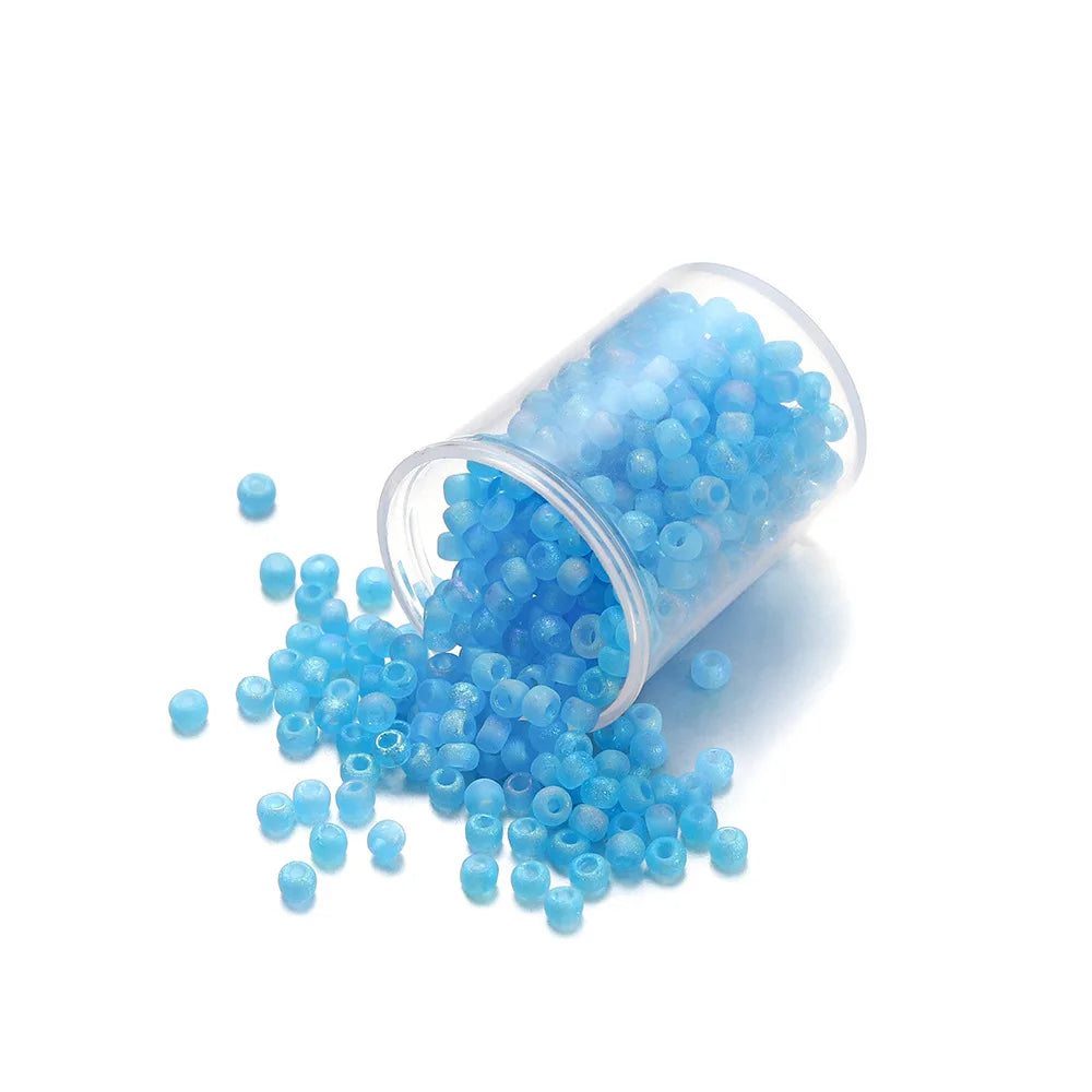 Wholesale DIY Jewelry Bracelet Necklace Production 2mm Frosted Glass Beads