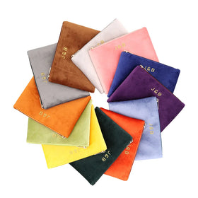 Wholesale Luxury Beauty Gift Bag Factory Custom Printed Velvet Jewelry Pouches Eco Friendly Makeup Bag Packaging Supplier