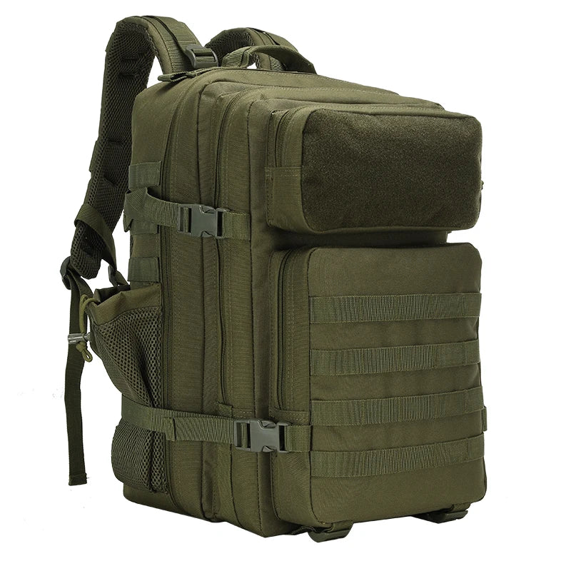2024 Tactical Camping Backpack 45L Waterproof Polyester Lining Camouflage Fashion Style Rucksack