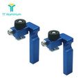 Fence Flip Stop for Woodworking Multi Track T-Bolt and Knob - Saw Stop Router Table Accessories