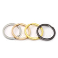 2.5cm 3cm Metal Circles Steel Stainless Round Keychain Rings for DIY Jewelry Ornaments Golden Silver Black