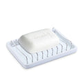 Newest Double Layer Draining Stainless Steel Ceramic Soap Bar Soap Saver Box Dish Holder for Bathroom