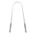 U-Shaped Ergonomic Oral Cleaner Tongue Scrapers Bad Breath Treatment 304 Stainless Steel Tongue Coating Cleaner