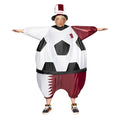 Inflatable Jersey World Football Fans Supplies Qatar Football Cup Jersey Brazil Germany France Inflatable Football Costume
