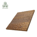 MUMU Manufactures Modern Wooden Grain Wall Cladding Home Decor Slatted Carbonized Solid Wood Wall Panel