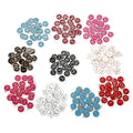 Trendy Simple Multi-color Optional Bracelet Charm Double-sided Oil Drip Initial A-Z Pendant DIY Jewelry Accessories for Women