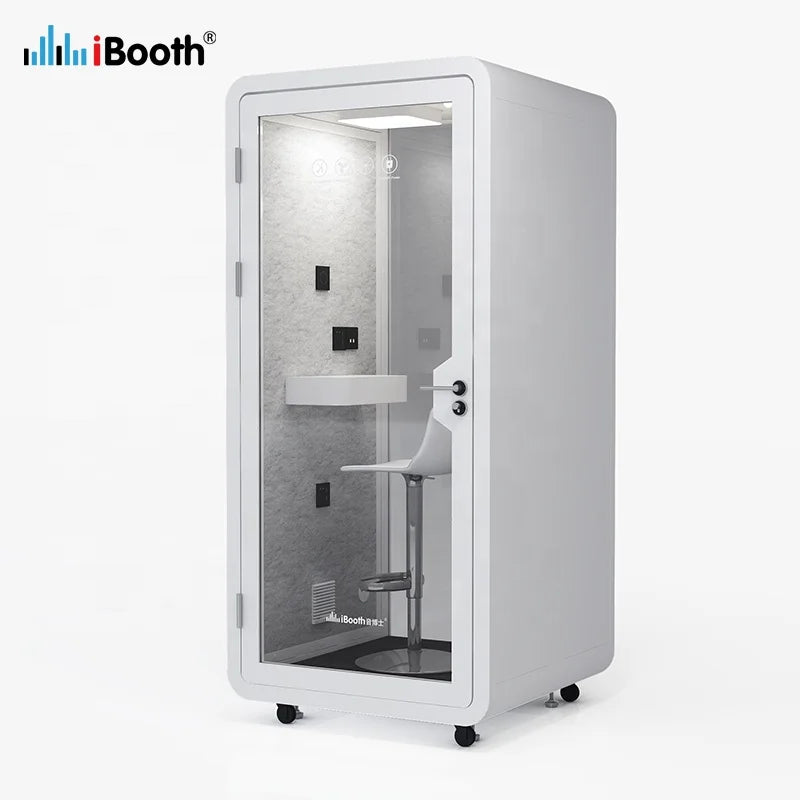 Modern Steel Home Karaoke Soundproof Booth with Modular Design for Office Building and Hotel Use