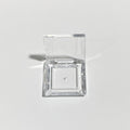 Plastic Empty Square Monochrome Eye Shadow Palette Blusher Container