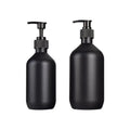 Wholesale 300ml 500ml Custom Biodegradable PET Fillable Shampoo Body Wash Lotion Screen Printing Plastic Bottle Packaging