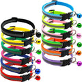 Wholesale Pet Supplies Safety Nylon Reflective Tag Cat Collar Breakaway Buckle Cats Collar With Bell