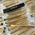 Hot Seller Makeup Cosmetics Long-lasting Gold Tube Strong Effect Lip Plumper Pen Private Label