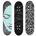 OEM Supported Skateboard Grip Tapes PVC Silicon Carbide 0.75mm Thick Waterproof Durable Heavy Duty Safety