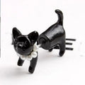 Punk Jewelry Pet 3D Animal Cat Earrings for Women Cartoon Animal Stud Earrings