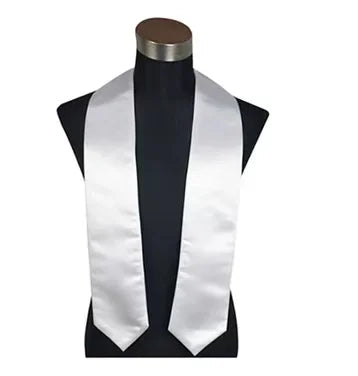 Modern 60/72 Inch V-Neck Logo Printed School Decor Graduation Stoles for Students Sublimation Blank for Seniors