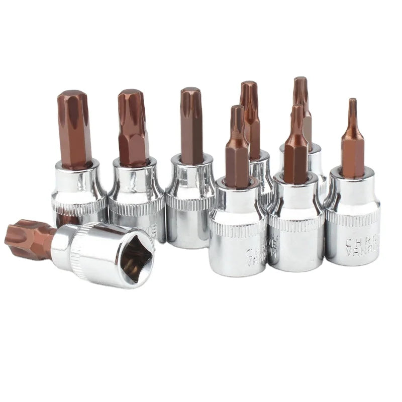TOOLJOY Durable Manufacturer Magnetic Nut Driver Socket Driver Spline Nut Driver Bit Set