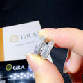 New Design Wholesale Price Iced Out Man 925 Silver Hip Hop Earrings Vvs1 Moissanite Huggie Earrings